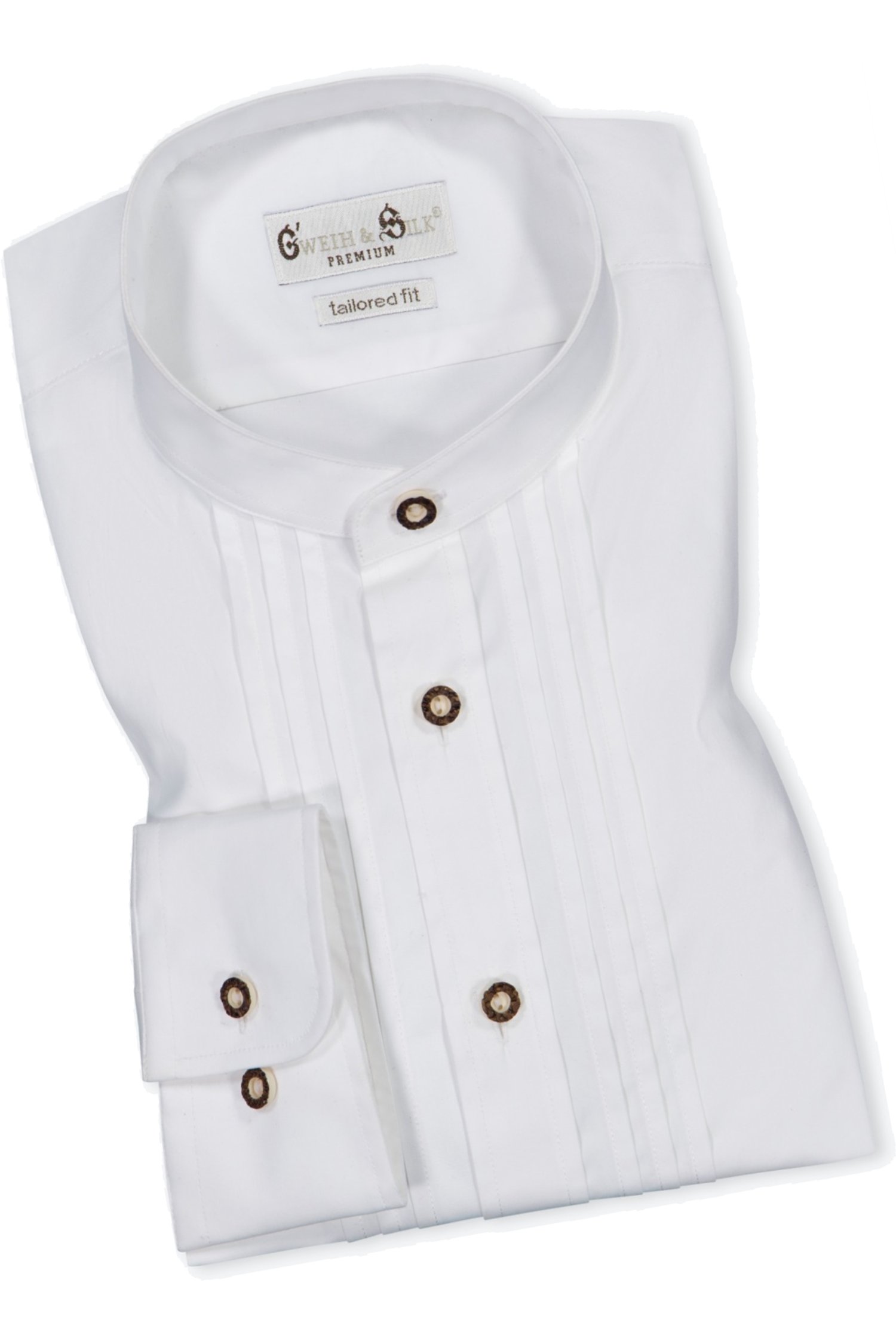 Weißes Hemd von Gweih 6 Silk 